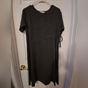 Women's knee, length dress nwt Size Large dark grey